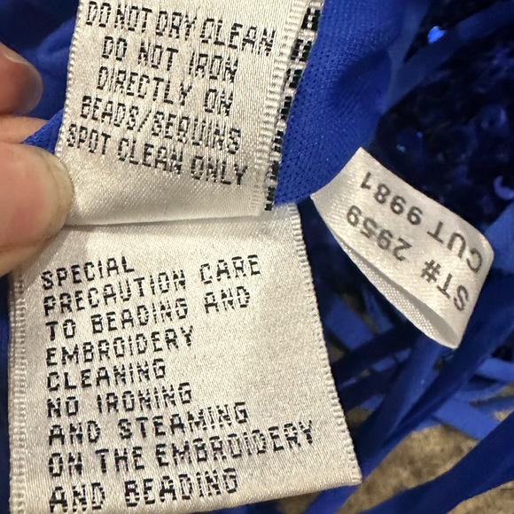 New Sequin Velvet Strapless Formal Dress - Sherri Hill #2959 - Picture 13 of 15